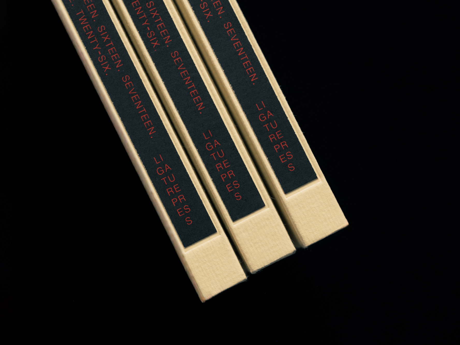 Ligature Press - One. Two. Three. […] Twenty-Six.